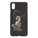 Inspirational Black And White Horse iPhone Case