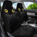 Inspirational Black Cat Car Seat Covers (Set Of 2) interestprint