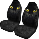 Inspirational Black Cat Car Seat Covers (Set Of 2) interestprint