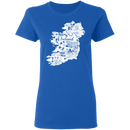 Ireland Map Beer Funny Gifts Patrick's Day Irish T-Shirt