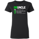Irish Druncle Like A Normal Irish Uncle Only Drunker Funny Gifts Patrick's Day Irish T-Shirt
