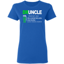 Irish Druncle Like A Normal Irish Uncle Only Drunker Funny Gifts Patrick's Day Irish T-Shirt