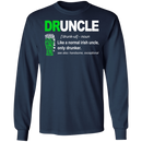 Irish Druncle Like A Normal Irish Uncle Only Drunker Funny Gifts Patrick's Day Irish T-Shirt