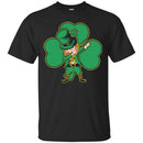 Irish Girl Dabbing Shamrock Funny Gifts Patrick's Day T-Shirts CustomCat