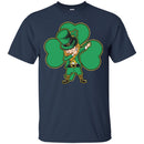 Irish Girl Dabbing Shamrock Funny Gifts Patrick's Day T-Shirts CustomCat