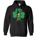 Irish Girl Dabbing Shamrock Funny Gifts Patrick's Day T-Shirts CustomCat