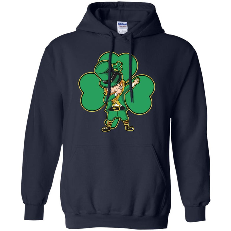 Irish Girl Dabbing Shamrock Funny Gifts Patrick's Day T-Shirts CustomCat