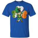Irish Girl Dabbing Shamrock Irish Flag Funny Gifts Patrick's Day T-Shirt CustomCat