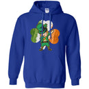 Irish Girl Dabbing Shamrock Irish Flag Funny Gifts Patrick's Day T-Shirt CustomCat