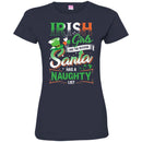 Irish Girls Are The Reason Santa Has A Naughty Funny Gifts Patrick's Day T-Shirt CustomCat