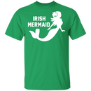 Irish Mermaid Funny Mermaid T-shirt CustomCat