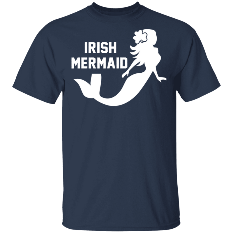 Irish Mermaid Funny Mermaid T-shirt CustomCat