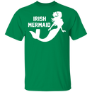 Irish Mermaid Funny Mermaid T-shirt CustomCat