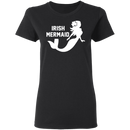 Irish Mermaid Funny Mermaid T-shirt CustomCat