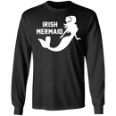 Irish Mermaid Funny Mermaid T-shirt CustomCat