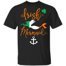 Irish Mermaid Funny Mermaid T-shirt CustomCat
