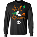 Irish Mermaid Funny Mermaid T-shirt CustomCat