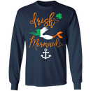 Irish Mermaid Funny Mermaid T-shirt CustomCat