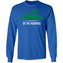 Irish Of The Mermaid Funny Mermaid T-shirt CustomCat