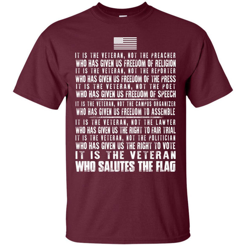 It Is The Veteran T-shirts & Hoodie for Veteran's Day CustomCat