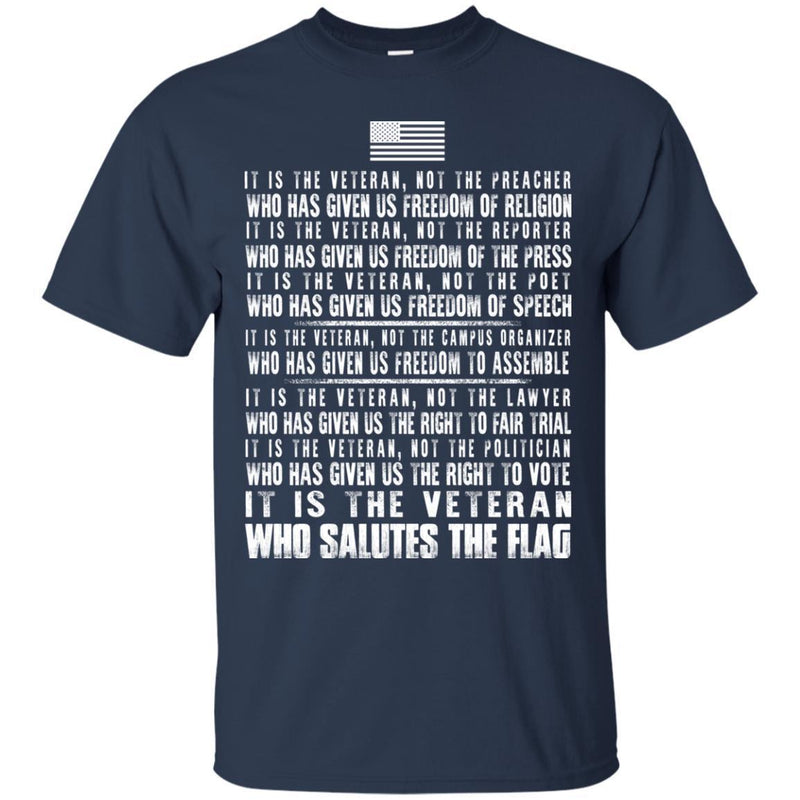 It Is The Veteran T-shirts & Hoodie for Veteran's Day CustomCat