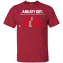 January Girl Hated By Many Loved By Plenty Heart On Her Sleeve Fire In Her Soul Shirts CustomCat