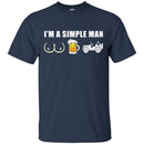 Jeep T Shirt I'm A Simple Man boob Beer Jeep Funny Gifts Jeepers Shirts CustomCat