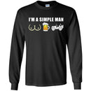Jeep T Shirt I'm A Simple Man boob Beer Jeep Funny Gifts Jeepers Shirts CustomCat