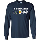 Jeep T Shirt I'm A Simple Man boob Beer Jeep Funny Gifts Jeepers Shirts CustomCat