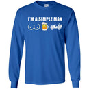 Jeep T Shirt I'm A Simple Man boob Beer Jeep Funny Gifts Jeepers Shirts CustomCat
