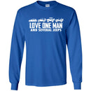Jeep T Shirt Love One Man And Several Jeeps Funny Gifts Jeepers Shirts CustomCat