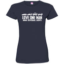 Jeep T Shirt Love One Man And Several Jeeps Funny Gifts Jeepers Shirts CustomCat