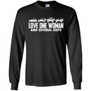 Jeep T Shirt Love One Woman And Several Jeeps Funny Gifts Jeepers Shirts CustomCat