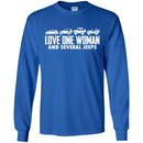 Jeep T Shirt Love One Woman And Several Jeeps Funny Gifts Jeepers Shirts CustomCat
