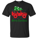 Jeep T Shirt Merry Christmas Jeep Carring Christmas Tree Funny Gifts Jeepers Shirts CustomCat