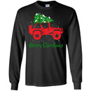 Jeep T Shirt Merry Christmas Jeep Carring Christmas Tree Funny Gifts Jeepers Shirts CustomCat