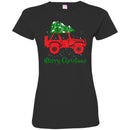 Jeep T Shirt Merry Christmas Jeep Carring Christmas Tree Funny Gifts Jeepers Shirts CustomCat