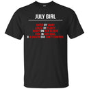 July Girl Hated By Many Loved By Plenty Heart On Her Sleeve Fire In Her Soul Shirts CustomCat