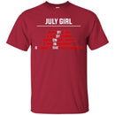 July Girl Hated By Many Loved By Plenty Heart On Her Sleeve Fire In Her Soul Shirts CustomCat