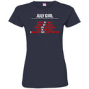 July Girl Hated By Many Loved By Plenty Heart On Her Sleeve Fire In Her Soul Shirts CustomCat