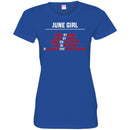 June Girl Hated By Many Loved By Plenty Heart On Her Sleeve Fire In Her Soul Shirts CustomCat