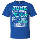 June Girl With Tattoos Pretty Eyes And Thick Thighs Birthday Girls T-Shirt CustomCat