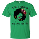 Just A Black Girl Who Loves Afro T-shirts CustomCat