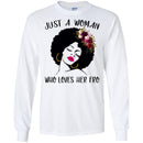 Just A Black Girl Who Loves Afro T-shirts CustomCat
