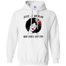 Just A Black Girl Who Loves Afro T-shirts CustomCat