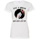 Just A Black Girl Who Loves Afro T-shirts CustomCat