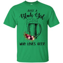 Just A Black Girl Who Loves Beer T-shirts CustomCat