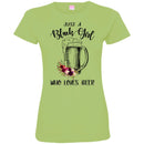 Just A Black Girl Who Loves Beer T-shirts CustomCat