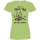 Just A Black Girl Who Loves Bowling T-shirts CustomCat