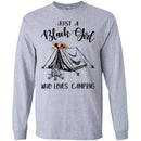 Just A Black Girl Who Loves Camping T-shirts CustomCat